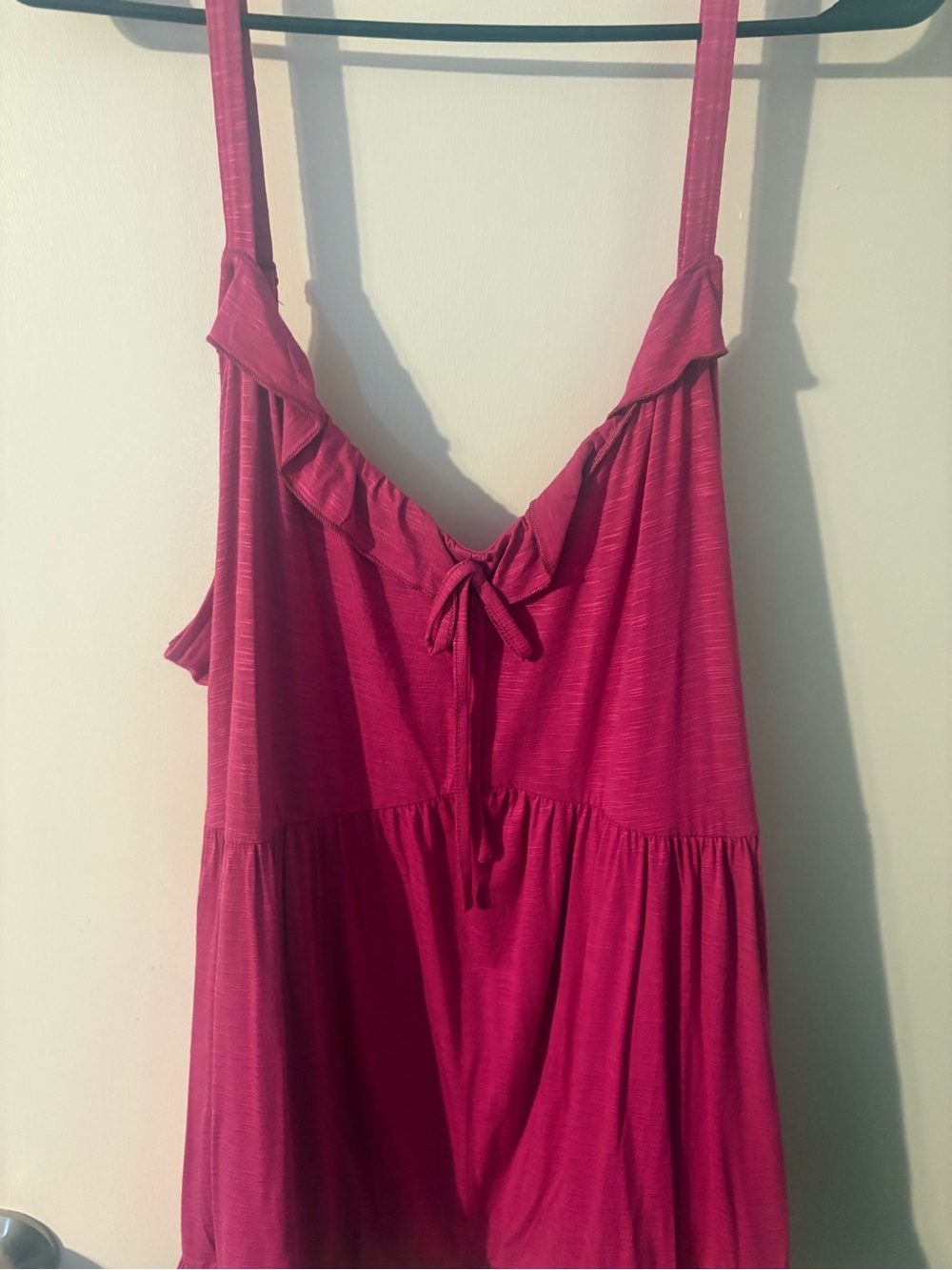 torrid Fuchsia Ruffle-Trim Sleep Chemise size 5